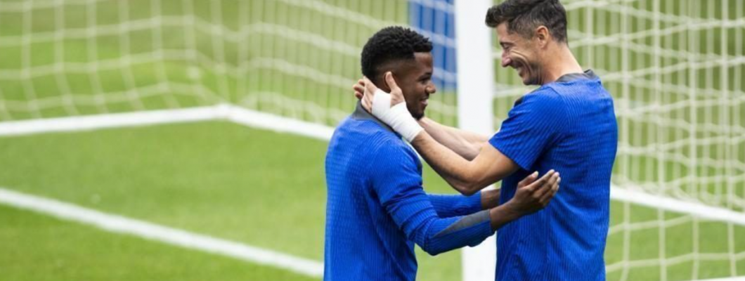 Lewandowski ostatnio trenował z Fatim