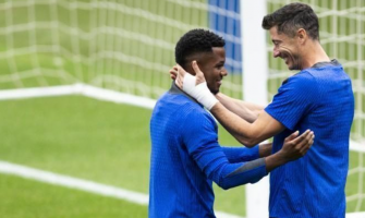 Lewandowski ostatnio trenował z Fatim