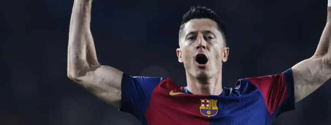 Lewandowski osiąga kamień milowy 100 goli dla Barcelony