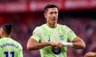 36-letni Lewandowski strzelił dwa gole