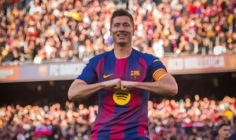 Lewandowski w gronie legend Barcelony