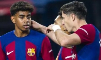 Lewandowski nakrzyczał na Yamala na boisku?