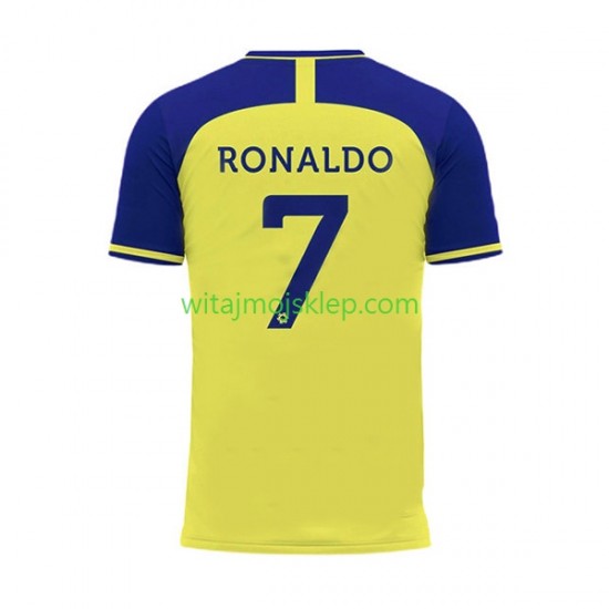Koszulka Al-Nassr Ronaldo 7 Męska Stroje Domowe 2022-2023 Krótkie Rękawy