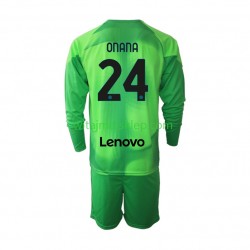 Koszulka Inter Mediolan Andre Onana 24 Bramkarskie Dziecięca Trzeci Strój 2022-2023 Długie Rękawy