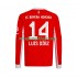 Koszulka Bayern Monachium Luis Diaz 14 Męska Stroje Domowe 2025-2026 Długie Rękawy