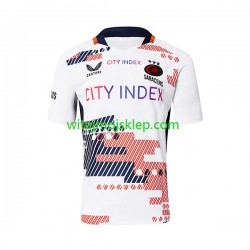 Koszulka Saracens Męska Rugby Stroje Wyjazdowe 2023 Krótkie Rękawy