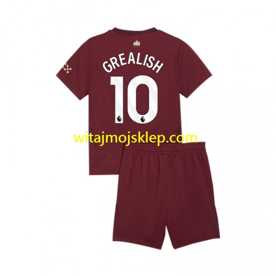 Koszulka Manchester City Jack Grealish 10 Dziecięca Trzeci Strój 2024-2025 Krótkie Rękawy