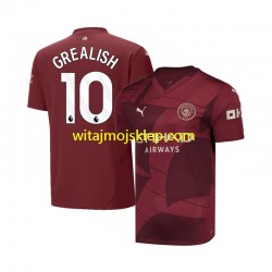 Koszulka Manchester City Jack Grealish 10 Męska Trzeci Strój 2024-2025 Krótkie Rękawy