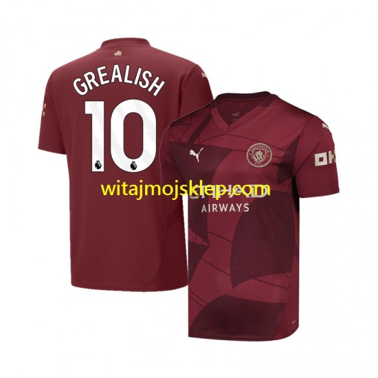 Koszulka Manchester City Jack Grealish 10 Męska Trzeci Strój 2024-2025 Krótkie Rękawy