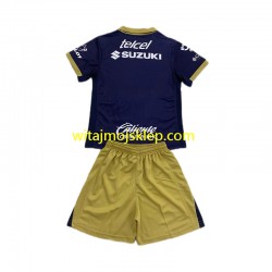 Koszulka Pumas UNAM Dziecięca Stroje Wyjazdowe 2024-2025 Krótkie Rękawy