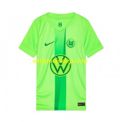 Koszulka VfL Wolfsburg Męska Stroje Domowe 2024-2025 Krótkie Rękawy