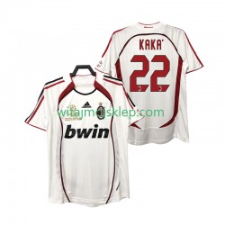 Koszulka AC Milan KAKA 22 2007 Retro Męska Stroje Wyjazdowe 2006 Krótkie Rękawy