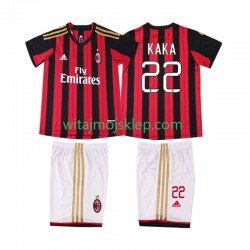 Koszulka AC Milan KAKA 22 2013 2014 Retro Dziecięca Stroje Domowe Krótkie Rękawy