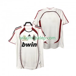 Koszulka AC Milan 2007 Retro Męska Stroje Wyjazdowe 2006 Krótkie Rękawy