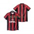Koszulka AC Milan Retro Męska Stroje Domowe 1998 1999 Krótkie Rękawy