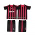 Koszulka AC Milan 2009 Retro Dziecięca Stroje Domowe 2008 Krótkie Rękawy
