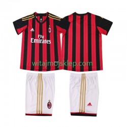 Koszulka AC Milan 2013 2014 Retro Dziecięca Stroje Domowe Krótkie Rękawy