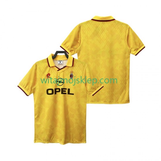Koszulka AC Milan 1995 1996 Retro Męska Trzeci Strój Krótkie Rękawy