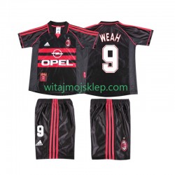 Koszulka AC Milan WEAH 9 Retro Dziecięca Trzeci Strój 1998 1999 Krótkie Rękawy