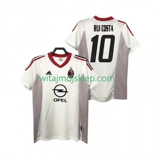 Koszulka AC Milan rui costa 10 2005 Retro Męska Stroje Wyjazdowe 2004 Krótkie Rękawy