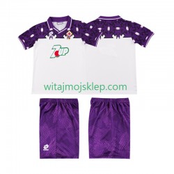 Koszulka Fiorentina 1992 1993 Retro Dziecięca Stroje Wyjazdowe Krótkie Rękawy