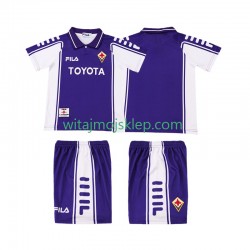 Koszulka Fiorentina 2000 Retro Dziecięca Stroje Domowe 1999 Krótkie Rękawy
