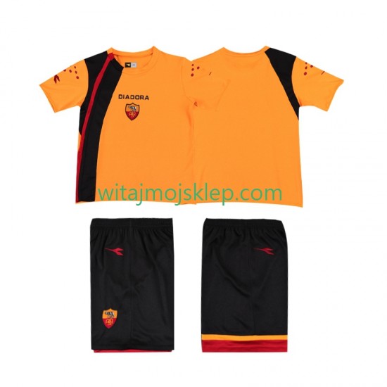 Koszulka AS Roma 2005- Retro Dziecięca Stroje Domowe 2006 Krótkie Rękawy