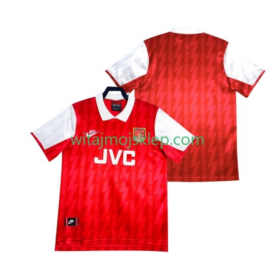 Koszulka Arsenal 1993 Retro Męska Stroje Domowe 1994 Krótkie Rękawy