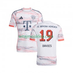Koszulka Bayern Monachium Alphonso Davies 19 Męska Stroje Wyjazdowe 2025-2026 Krótkie Rękawy