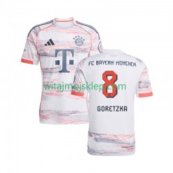 Koszulka Bayern Monachium Leon Goretzka 8 Męska Stroje Wyjazdowe 2025-2026 Krótkie Rękawy