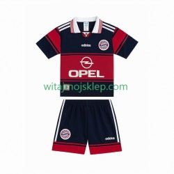 Koszulka Bayern Monachium 1997 Retro Dziecięca Stroje Domowe 1999 Krótkie Rękawy