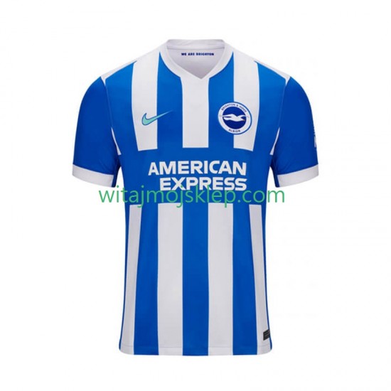Koszulka Brighton & Hove Albion Męska Stroje Domowe 2025-2026 Krótkie Rękawy