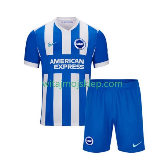 Koszulka Brighton & Hove Albion Dziecięca Stroje Domowe 2025-2026 Krótkie Rękawy