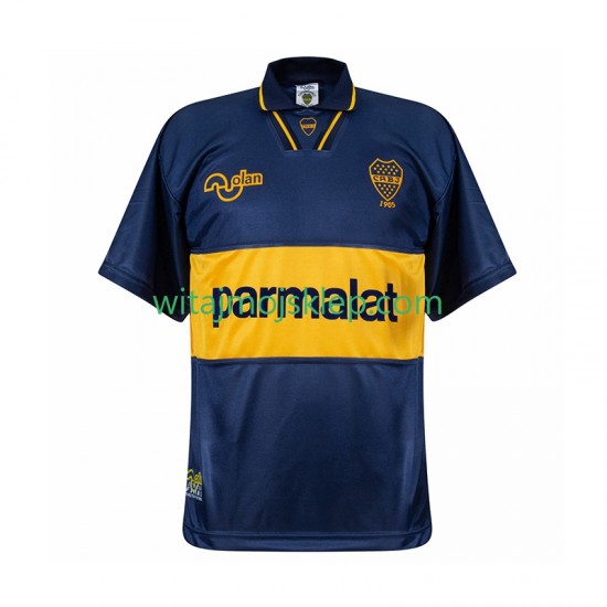 Koszulka CA Boca Juniors Retro Męska Stroje Domowe 1994 Krótkie Rękawy
