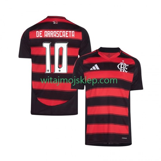 Koszulka CR Flamengo Giorgian de Arrascaeta 10 Męska Stroje Domowe 2025-2026 Krótkie Rękawy