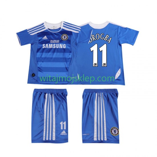 Koszulka Chelsea DROGBA 11 2012 Retro Dziecięca Stroje Domowe 2011 Krótkie Rękawy