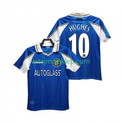 Koszulka Chelsea HUGHES 10 1997 Retro Męska Stroje Domowe 1999 Krótkie Rękawy