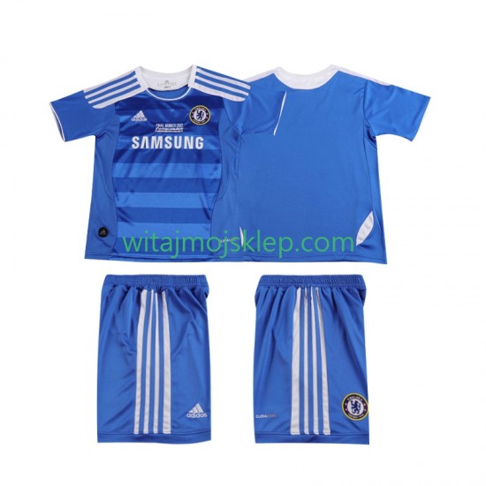 Koszulka Chelsea 2012 Retro Dziecięca Stroje Domowe 2011 Krótkie Rękawy