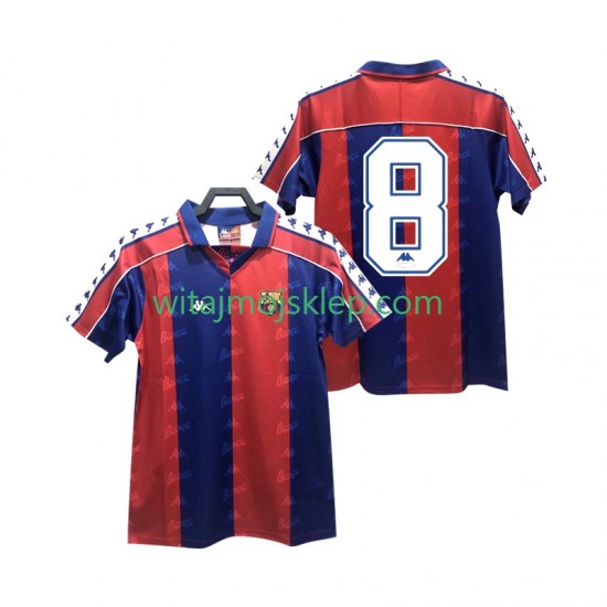 Koszulka FC Barcelona 8 1992 1995 Retro Męska Stroje Domowe Krótkie Rękawy