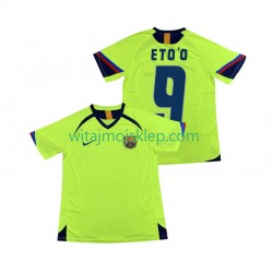 Koszulka FC Barcelona ETOO 9 2005 Retro Męska Stroje Wyjazdowe 2006 Krótkie Rękawy