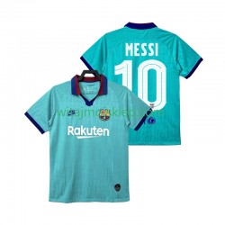 Koszulka FC Barcelona Lionel Messi 10 2019 2020 Retro Męska Trzeci Strój Krótkie Rękawy