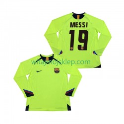 Koszulka FC Barcelona Lionel Messi 19 2005 Retro Męska Stroje Wyjazdowe 2006 Długie Rękawy