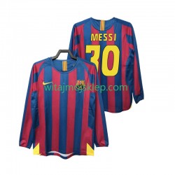 Koszulka FC Barcelona Lionel Messi 30 2005 Retro Męska Stroje Domowe 2006 Długie Rękawy