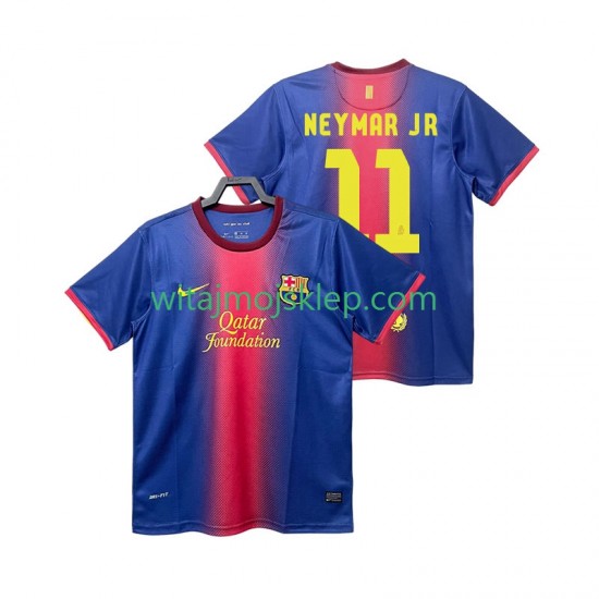 Koszulka FC Barcelona Neymar JR 11 2012 2013 Retro Męska Stroje Domowe Krótkie Rękawy