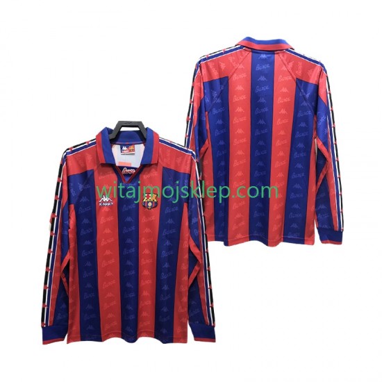 Koszulka FC Barcelona 1996 1997 Retro Męska Stroje Domowe Długie Rękawy