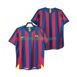 Koszulka FC Barcelona 2005 Retro Męska Stroje Domowe 2006 Krótkie Rękawy