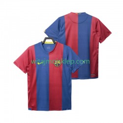 Koszulka FC Barcelona 2007 Retro Męska Stroje Domowe 2006 Krótkie Rękawy