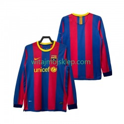 Koszulka FC Barcelona Retro Męska Stroje Domowe 2011 2010 Długie Rękawy