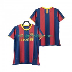 Koszulka FC Barcelona Retro Męska Stroje Domowe 2011 2010 Krótkie Rękawy