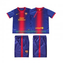 Koszulka FC Barcelona 2012 2013 Retro Dziecięca Stroje Domowe Krótkie Rękawy